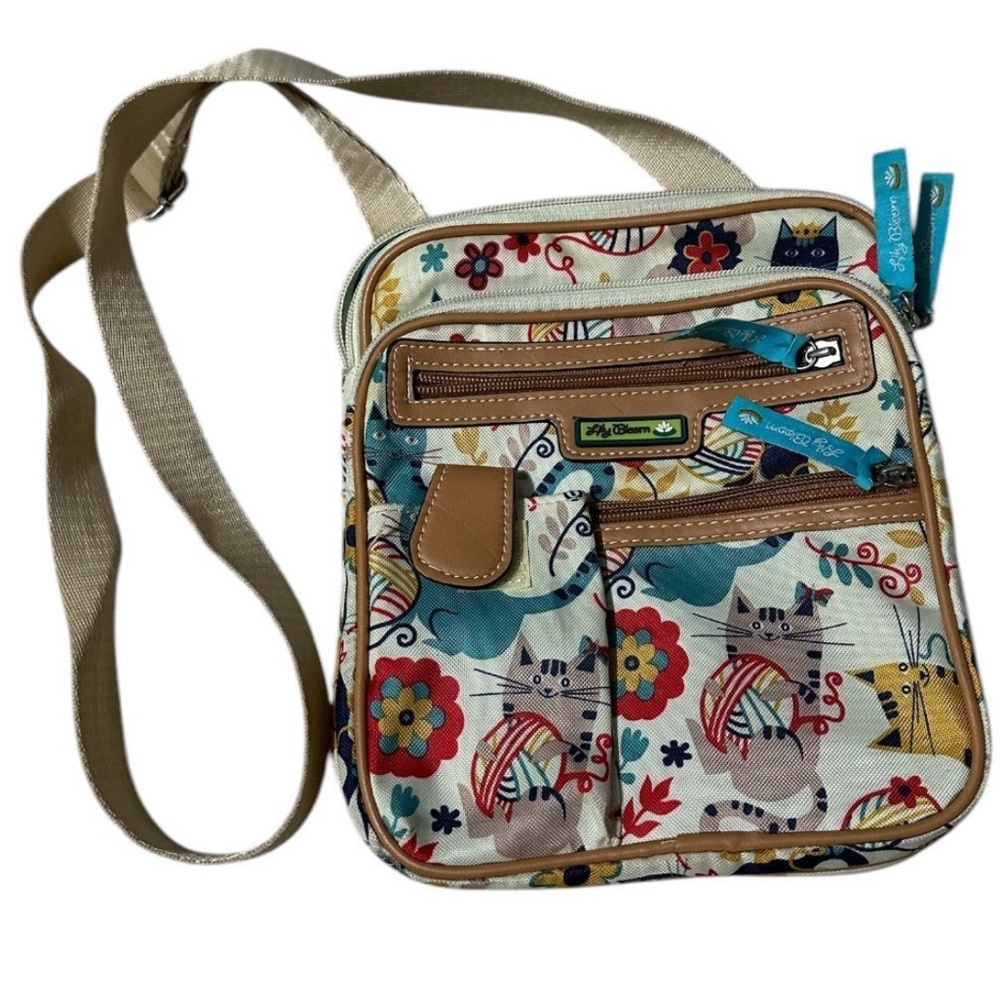 Lily Bloom Cat Crossbody Bag